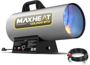 2. InoKraft MaXheat MH125 Forced Air Propane Heater