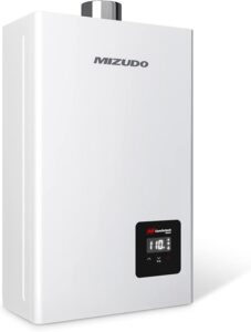 6. MIZUDO Indoor Propane Gas Tankless Water Heater